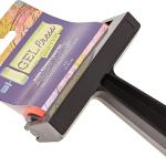 Gel Press Rubber Brayer - for printmaking, Scrapbooking, Paper Crafts, Home Decor & More - 4 Inches, Red & Black