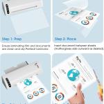 KTRIO 30 Pack Laminating Sheets, Hold 8.5 x 11 Inches, 3 MIL Thermal Laminating Pouches, 9 x 11.5 Laminate Sheets for Laminator, Clear Lamination Sheet Paper, Letter Size, Office School Home Supplies