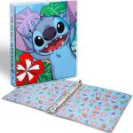 Stitch Folders for School - Disney Binder Bundle Includes Binder, 2 Portfolio Folders, Notebook, Pencils, Erasers, Ruler, More | Lilo and Stitch School Supplies Set