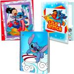 Stitch Folders for School - Disney Binder Bundle Includes Binder, 2 Portfolio Folders, Notebook, Pencils, Erasers, Ruler, More | Lilo and Stitch School Supplies Set