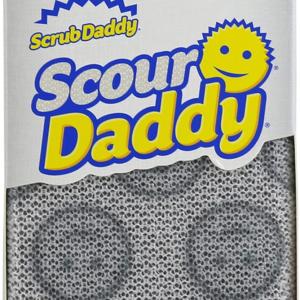 Scrub Ddy Scour Ddy Style, Scourers Non Scratch Scrubbing Sponge, Scouring Ps, Kitchen Sponges for Dishes, Dishwashing Pan Scrubber, Cleaning Supplies, Dish Sponges for Washing up, Pack of 2