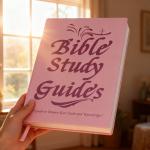 Zxsluktv 66-page Bible Study Companion: A Guided Journal with Study Notes, Key Themes, and Life Applications to Understand God’s Word and Deepen Your Faith (Pink)