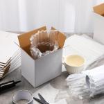 25 Sets 6x4x6 Inches Mug Boxes for Gift, Small Shipping Cardboard Box with Bubble Pouch for 15oz Sublimation Coffee Mug Packaging Gift Box for Wrapping Shipping Storing Fragile Item (White)