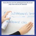 AF Whiteboard Eraser Cleaner Spray Solution Fluid for White Board Surface Cleaning Ideal for Schools, Offices, Classrooms Labs