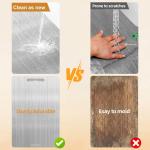 New Titanium Cutting Board-Stainless Steel Cutting Boards for kitchen,Double-Sided Food Gre Non Toxic Cutting Board,Chopping Boards Necessities for Home Outdoor Camping Meal Prep,Easy to Clean （S）