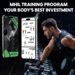 MhIL Workout Gloves for Men – Comfortable Gym Gloves for Men with Enhanced Grip for Safety and Hand Protection – Weight Lifting Protection with Wrist Wraps Support for Performance Boost and Style
