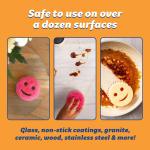 Scrub Ddy 6 Scrub Mommy Kitchen Sponges & 1 Ddy Cdy Sponge Holder - Scratch-Free for Dishes & Multipurpose Cleaning - BPA Free & Me with Polymer Foam - Stain & Odor Resistant