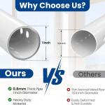 Sliding Door Security Bar,Window Security Bars Inside,17-50 inch justable Patio Glass Door/Window Lock Bar for Burglar Proof/Child Safety, Window Stoppers for Sliding/Vertical Windows -2 PCS