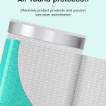 GSSSUSA Bubble Mailers 4x8 Inch 50 Pack Pded Envelopes Usable Size 4x7 Inch Shipping Envelopes Self Seal Small Packaging Shipping Bags for Mailing Jewelry, Small Business, Teal
