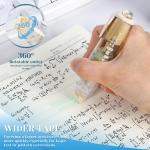 Refillable Retractable White Out Correction Tape,3PCS Pen Shaped Whiteout Set with 360°Rotatable Tip,Easy to Use Cute Whiteout Tape for School Office Supplies