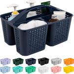 Tiawudi Portable Shower Cdy, Cdy Organizer with Handle, Plastic Shower Basket Hold Soap, Shampoo, Hair Supplies and Beauty Products, Cleaning Supplies Organizer for Home, Dorm, Shelf and Cabinet