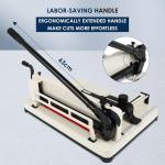 FAHKNS 17" Heavy Duty Guillotine Trimmer Paper Cutter,Cortora de Papel 500 Sheets Paper Trimmer with Double Safety Protection Durable HSS Ble for Cutting Paper