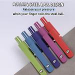 Gel Pens, 10 Pcs 0.5mm Black Ink Pens Fine Point Smooth Writing Pens with Silicone Grip, High-End Series Metal Clip Retractable Pens for Journaling Note Taking (10 Pcs Vintage)