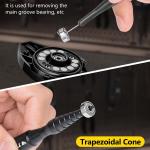 THKFISH Fishing Reel Maintenance Kit, Reel Repair Tool Kit, Fishing Reel Cleaning Set with Spool Pin Remover and 28 in 1 Screwdriver or 38 in 1 Electric Screwdriver