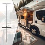 2 Pack RV Waste Valve Handle Replacement,T1046/TX9HPB RV Waste Valve Extension,RV sewer valve,RV black tank valve，RV gate valve,Keystone RV parts,Aluminum extension rod streamlines waste management