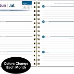 HARDCOVER 2026 Planner, 5.5"x8": 14 Months (November 2025 - December 2026), Daily Weekly Monthly Planner, Yearly Agenda, Bookmark, Pocket Folder and Sticky Note Set (Tree Seasons)