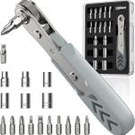 AXTH 17in1 Right Angle Ratcheting Screwdriver Set, [Bearing Steel] 36-Tooth Mini Ratchet Wrench, Men Gifts, Low Profile Ratchet Screwdriver, Magnetic Offset Screwdriver Repair Tool
