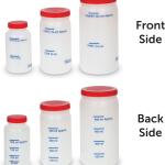 Learning Resources Measuring Jars - 5 Pieces, Gres K+| Ages 5+ Measurement Tools, Math and Science Classroom Supplies, Liquid Measurement and Equivalencies