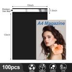 JinRuiKJ Thank You Poly Mailer 10x13 Inch 100 PCS, Shipping Bags for Clothing, Packaging Bags for Small Business, Strong hensive, Waterproof and Tear-Resistant Mailing Envelopes, Black