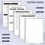 Acemic Planner 2025-2026, Weekly and Monthly Agenda Planner, Daily Calendar Planning Notebook (July 2025 - June 2026), School Teacher Student Supplies, A5 (6.2" x 8.5")