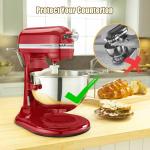 Metal Mixer Slider Mat for KitchenAid 5-8 Qt Bowl Lift Stand Mixer - Kitchen Appliance Sliding Tray Countertop Mixer Mover Slide Mats P Compatible with Kitchen Aid Professional 600 Stand Mixer