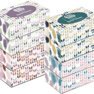 Facial Tissues boxes 230 Sheets Per Box 8 Boxes. Premium Soft Gentle and Durable in A Stylish Box - 1,840 Sheets
