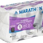 Marathon Centerpull Towels, 6 Rolls-300 sheets per roll, 15"