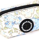 Organic Cotton Dog Poop Bag Holder for Leash Brass Hardware Waste Bag Dispenser Pet Waste Management Solution