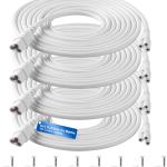 Barrina GM120, Not Suitable for Barrina T5 Grow Lights, Only for Barrina's Products with GM Series Cords, Male and Female Extension Cable, 10FT, Certified, 4 Packs