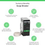 Square D by Schneider Electric QO2175SB QO SurgeBreaker, Surge Protection Device, 25kA, 120/240V, 1-Phase, 3-Wire