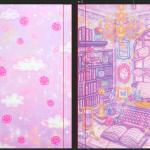 Pastel Acemia Lined Journal Notebook, Office and School Supplies, College Ruled Journal for Women and Writing, Hardcover Notebook for Office Home School, Pink 5.5x8.3