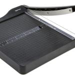 Basics Paper Trimmer Cutter for Office and Crafts, Heavy-Duty, Portable Paper Slicer, 12-Inch, 10-Sheet Cardstock
