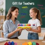 Teacher Stamps for Gring Classroom, Self-Inking Motivation Great Job Parent Signature Stamp for Homework Must Haves, Valentines Day New Teacher Appreciation Gifts, Teacher Supplies (8 pcs)