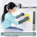 Cleaning Gloves for Dishwashing, 4/5 Pairs Reusable Kitchen Gloves for Wash, Household Cleaning Glove for Dishes Pet