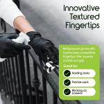 Inspire Black Nitrile Disposable Gloves | 4.5 Nitrile Disposable Safety Medical Cooking Cleaning Black Gloves