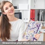 2026 Planner, Weekly and Monthly Calendar Planner for Women, Jan 2026 - Dec 2026, Hardcover Planning Agenda book with Tabs, Spiral Bound, Inner Pocket, Perfect for School Office Supplies, 6.3" x 8.5"