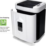 Aurora AU120MB 120-Sheet Auto Feed High Security Micro-Cut Paper Shredder / 30 Minutes (White/Black)