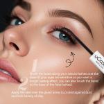 Lash Bond and Seal uCoolMe Waterproof for Lash Clusters 144Hours Super Hold Long-Lasting Non-Irritating Eyelash Glue for DIY at Home(Black Bond,10ML)