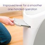 Litter Genie Style Pail Cat Litter Box Waste Disposal System for Odor Control Includes 1 Square Refill Bag