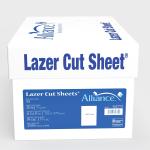 Prepunched Paper Alliance Laser Cut Sheet 19 Hole GBC 8.5 x 11 inch, 20 lb, 92 Bright, 2500 Sheets