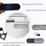 Farmhouse Dishwasher Pods Container with Lid – Metal Dishwasher Pod Holder for Kitchen Organization, Dish Pods Storage Box Holds Over 100 Pacs