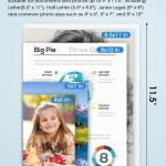 KTRIO 30 Pack Laminating Sheets, Hold 8.5 x 11 Inches, 3 MIL Thermal Laminating Pouches, 9 x 11.5 Laminate Sheets for Laminator, Clear Lamination Sheet Paper, Letter Size, Office School Home Supplies