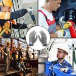 Cutting Gloves, 2 Pairs of Cut Resistant Gloves Food Gre, Cut Resistant Gloves for Kitchen, Oyster Shucking, Fish Fillet Processing, Carving Wood and Gardening(Medium-Grey)