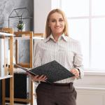 EYROZILL 3 Ring Binders 1 Inch Back to School Supplies Glitter Three Ring Binder to Hold 300 Sheets, Black