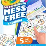Crayola Color Wonder Mess Free Fingerprint Ink Painting Activity Set, Toddler Finger Painting Alternative, Stocking Stuffers for Kids, Holiday Gifts