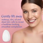 [12 Pack] Regular Exfoliating Facial Sponge for Face - Daily Cleansing Face Scrubber - Exfoliating Ps - Puf for Removing Makeup, Dirt, and De Skin - Reusable Face Ps Buf Dirt Away