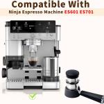 Portafilter Holder Compatible With Ninja Espresso Machine, Espresso Tamping Station for Ninja Luxe Cafe ES601 ES701