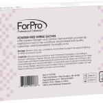 ForPro Professional Collection Disposable Nitrile Gloves, Chemical Resistant, Powder-Free, Latex-Free, Non-Sterile, Food Safe, 4 Mil, Pink, Large, 100-Count