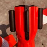 Retractable Traffic Cone Topper Tape - 32.8ft Barrier Warning Tape for Traffic & Pedestrian Safety, Ideal for Blocking Areas & Enhancing Safety Protocols