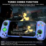 arVin Mobile Gaming Controller for iPhone, Android with Phone CASE Support & Green Light, Wireless Gamep for iPhone/iP/Samsung/Tablet/Switch/PS4/PC-Play Xbox Cloud Gaming/PS Remote Play/Steam Link